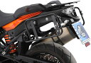 ヘプコ&ベッカー サイドキャリア Lock-it (ロックイット) ブラック-asymmetric KTM 1090 Adv. R from 2017