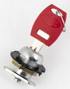 Hepco & Becker / ヘプコ&ベッカー Lid lock-cylinder incl. 1 key for Hepco & Becker / ヘプコ&ベッカー leather bag
