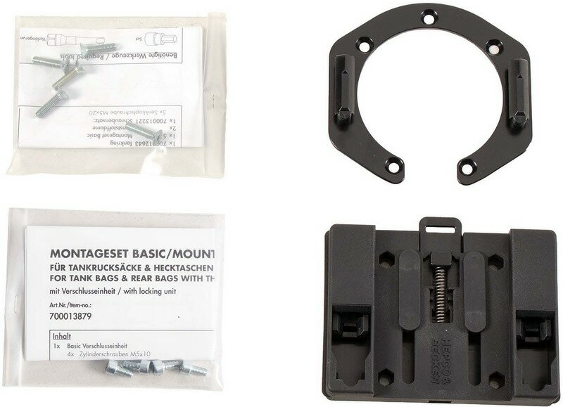 Hepco & Becker タンクリングベーシックファステナー付きタンクバッグ用 Kawasaki GPZ 500 S (1988-1993)