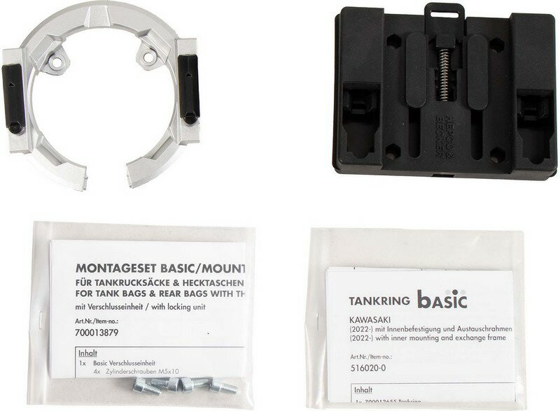 Hepco & Becker タンクリングベーシックファステナー付きタンクバッグ用 Kawasaki Z 400 (2022-2023) |..