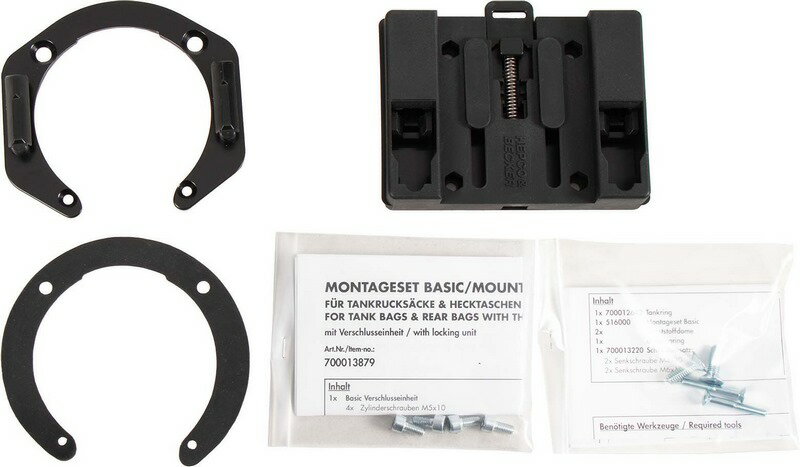 Hepco & Becker タンクリングベーシックファステナー付きタンクバッグ用 Honda CBR 600 F Sport (2001-200