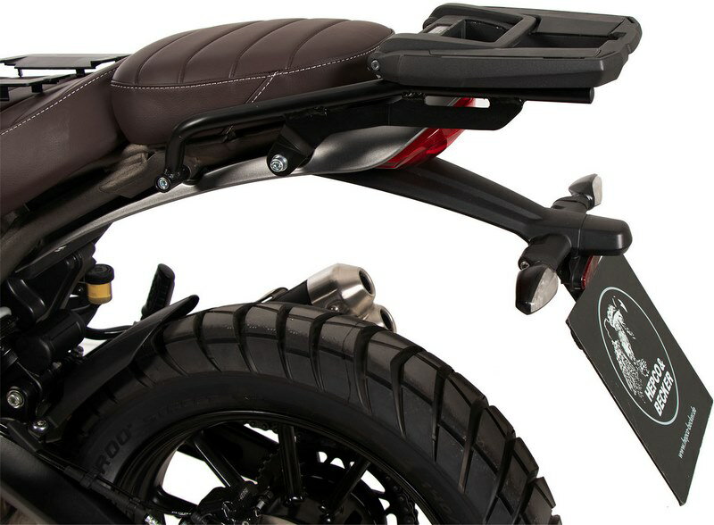 Hepco & Becker イージーラック トップケースキャリア ブラック Triumph Scrambler 400 X (2024-) | 6617663 01