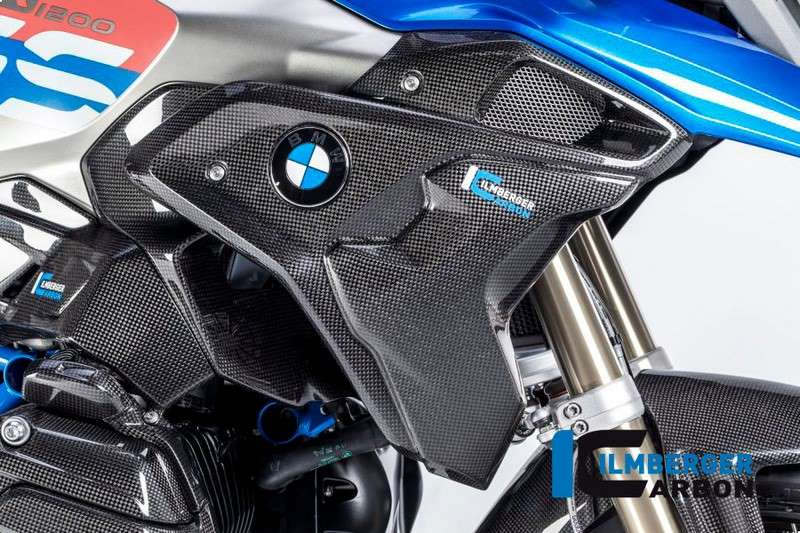 ILMBERGER / イルムバーガーカーボンパーツ エアーチューブ 右側 コンプリート　フラップ付属 BMW R 1200 GS '17 | WKR.002.GS17L.K