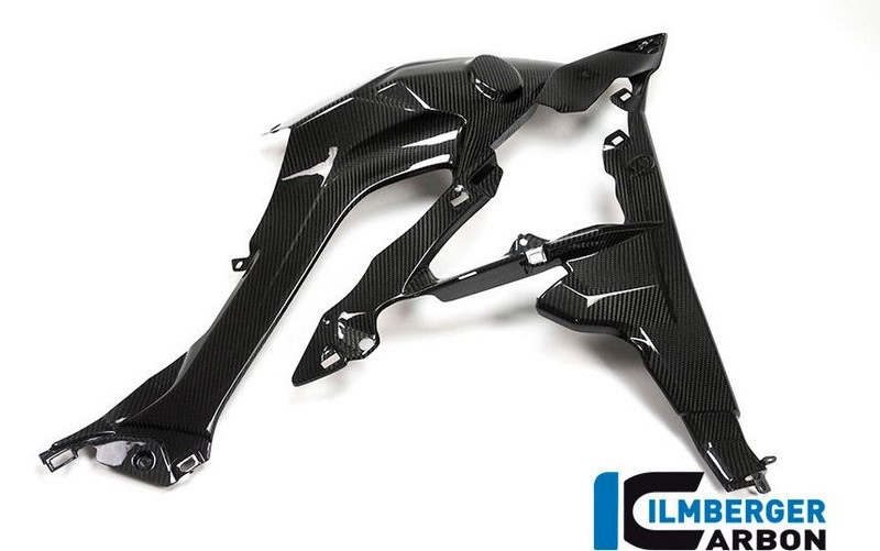 ILMBERGER / イルムバーガーカーボンパーツ ラジエーターカバー バッチホルダー付き右側 - BMW S