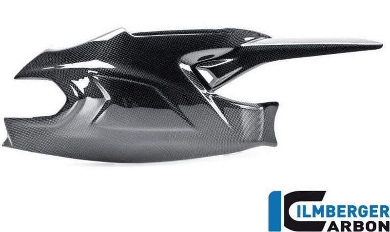 ILMBERGER / イルムバーガーカーボンパーツ スイングアームカバー / アッパーチェーンガード グロッシーサーフェイスカーボン | SSO.004.D15MG.K