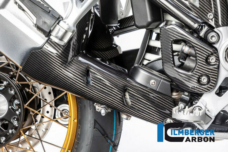 ILMBERGER / イルムバーガーカーボンパーツ サイレンサープロテクター (フロント) BMW R 1250 GS from