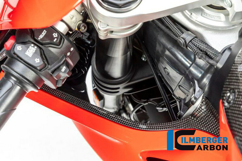 ILMBERGER / イルムバーガーカーボンパーツ エアチューブカバー 左 グロス Panigale V4 / V4 S | WAL.028