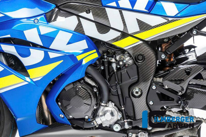 ILMBERGER / イルムバーガーカーボンパーツ フレームカバー 左側 - Suzuki GSX R 1000 2017- | RAL.012.GXR16