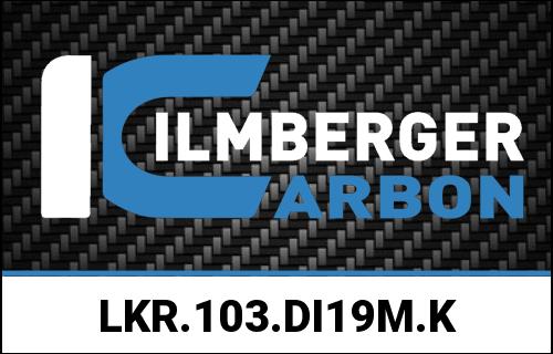Ilmberger / イルムバーガーカーボンパーツ エアチューブカバー 右側 マット Diavel MY19 | LKR.103.DI1