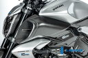 ILMBERGER / イルムバーガーカーボン 左 エアーチューブカバー Ducati ディアベル V4 2023- マット | LKL.101.DI23M.K