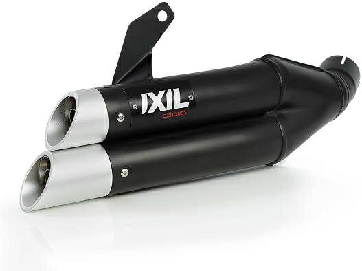 IXIL / イクシル フルシステム MUFFLER - DUAL HYPERLOW ブラック XL- EU HOMOLOGATED | XK7356XB