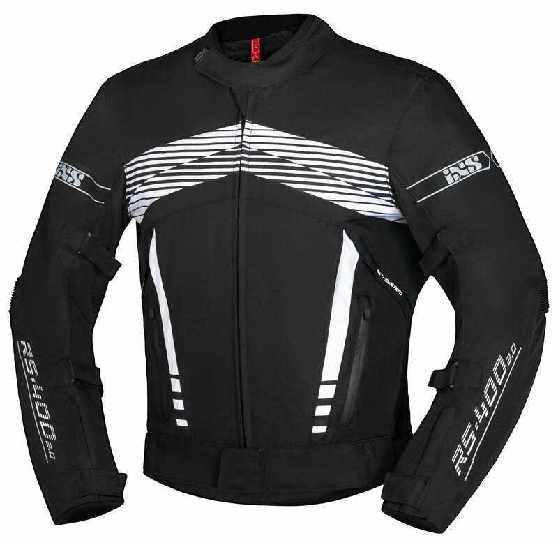 IXS / イクス Sport Jacket Rs-400-St 3.0 ブラック-ホワイト | X56046-031