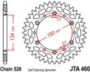 JT スプロケットS リア スプロケット 47 Teeth Aluminum Ultra-Light Self-Cleaning 520 Pitch Type 460 | JTA460.47(2)