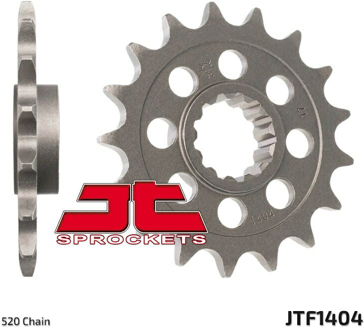JT スプロケットS Front スプロケット 16 Teeth Steel スタンダード 520 Pitch Type 1404 | JTF1404.16
