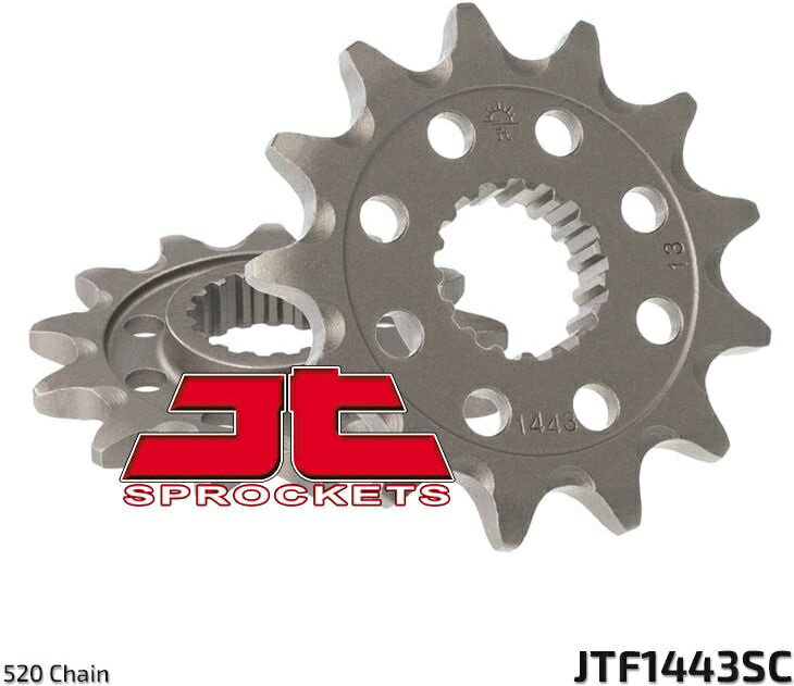 JT スプロケットS Front スプロケット 13 Teeth Steel Self-Cleaning 520 Pitch Type 1443SC Suzuki RM-Z450 | JTF1443.13SC