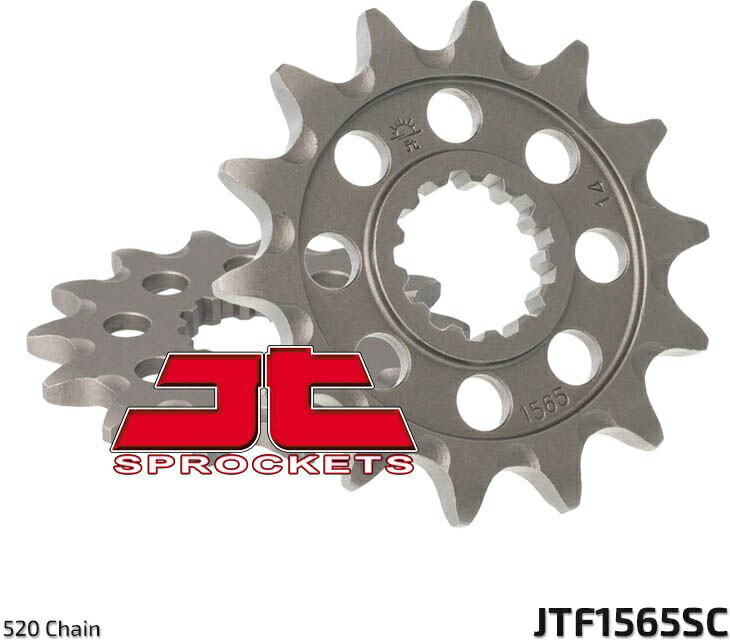 JT スプロケットS Front スプロケット 14 Teeth Steel Self-Cleaning 520 Pitch Type 1565SC Kawasaki KX450F | JTF1565.14SC