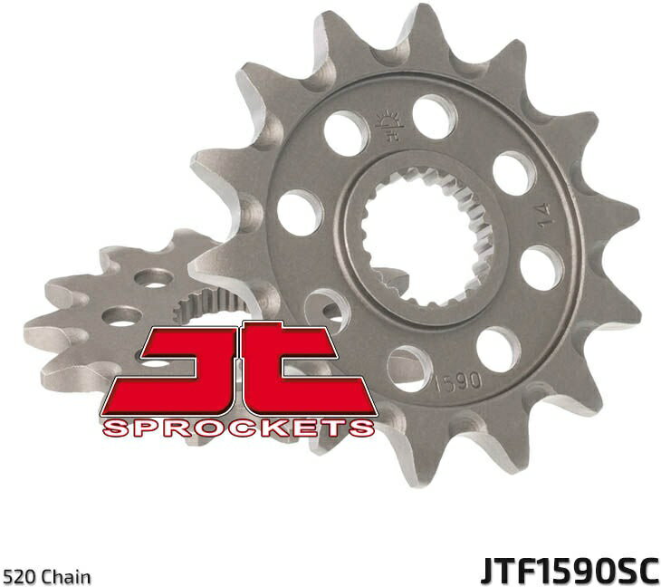 JT スプロケットS Front スプロケット 13 Teeth Steel Self-Cleaning 520 Pitch Type 1590SC Yamaha YZ125 | JTF1590.13SC