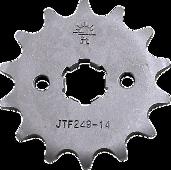 JT スプロケットS Front スプロケット 14 Teeth Steel スタンダード 420 Pitch Type 249 Kawasaki KLX110 | JTF249.14