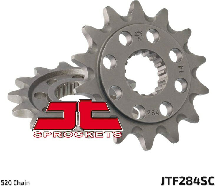 JT スプロケットS Front スプロケット 14 Teeth Steel Self-Cleaning 520 Pitch Type 284SC Honda CR250R | JTF284.14SC