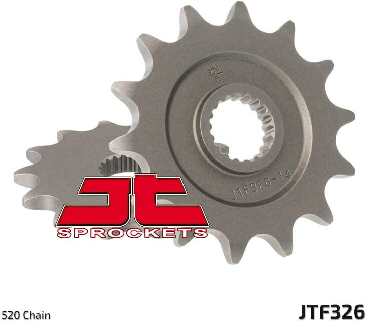 JT ץåS Front ץå 12 Teeth Steel  520 Pitch Type 326 Honda CR125R | JTF326.12