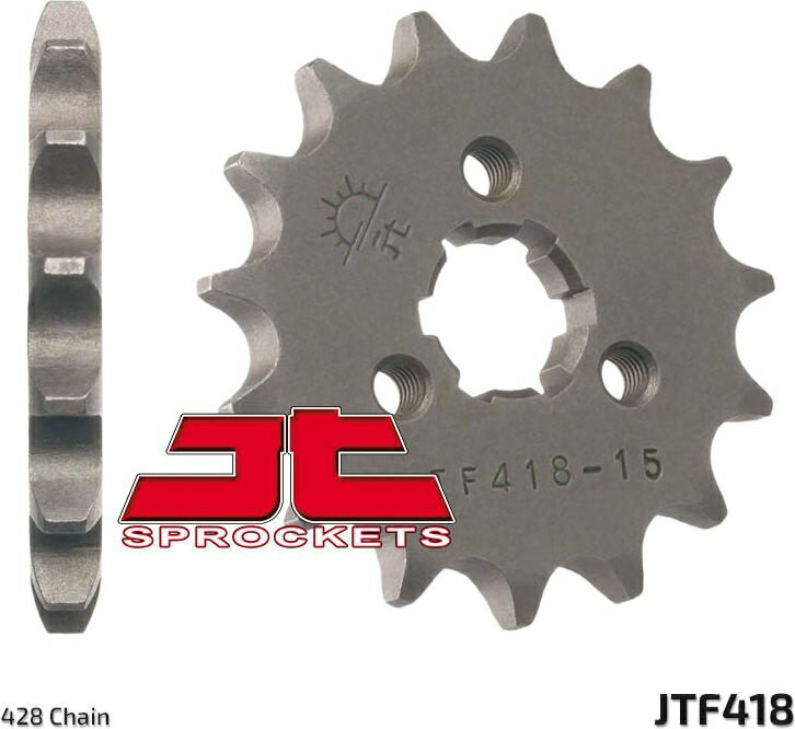 JT ץåS Front ץå 14 Teeth Steel  520 Pitch Type 418 Kawasaki KE125 | JTF418.14