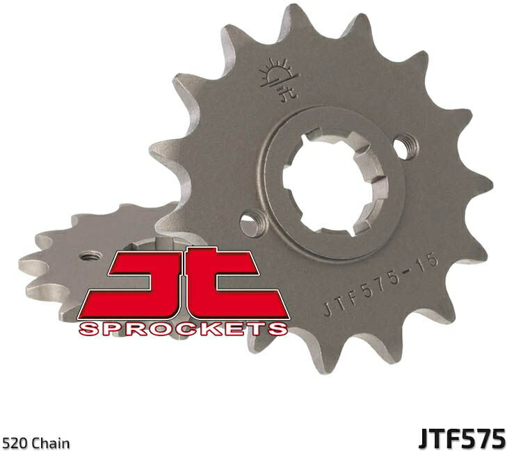 JT スプロケットS Front スプロケット 15 Teeth Steel スタンダード 520 Pitch Type 575 Honda XT600 | JTF575.15