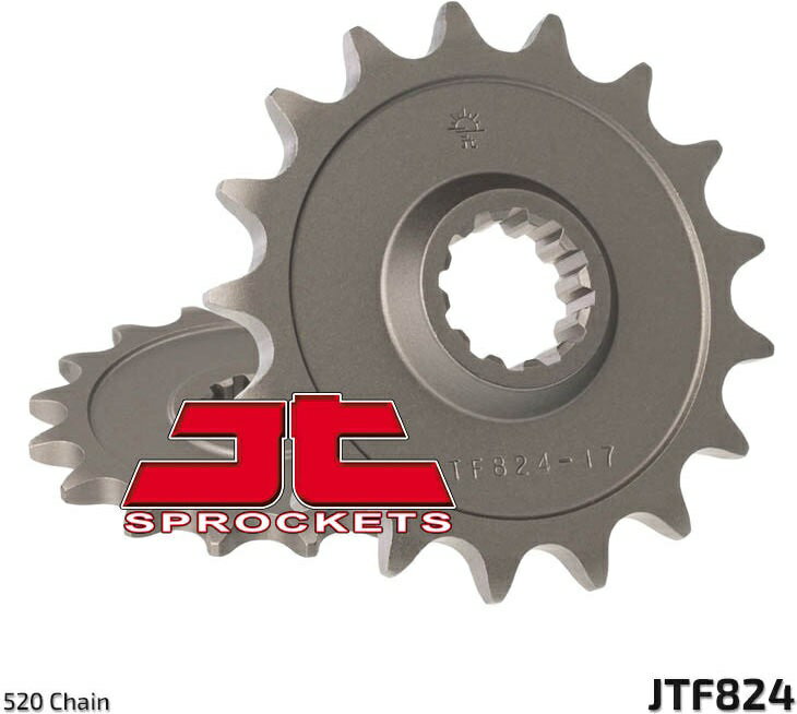 JT スプロケットS Front スプロケット 15 Teeth Steel スタンダード 520 Pitch Type 824 Husqvarna | JTF824.15