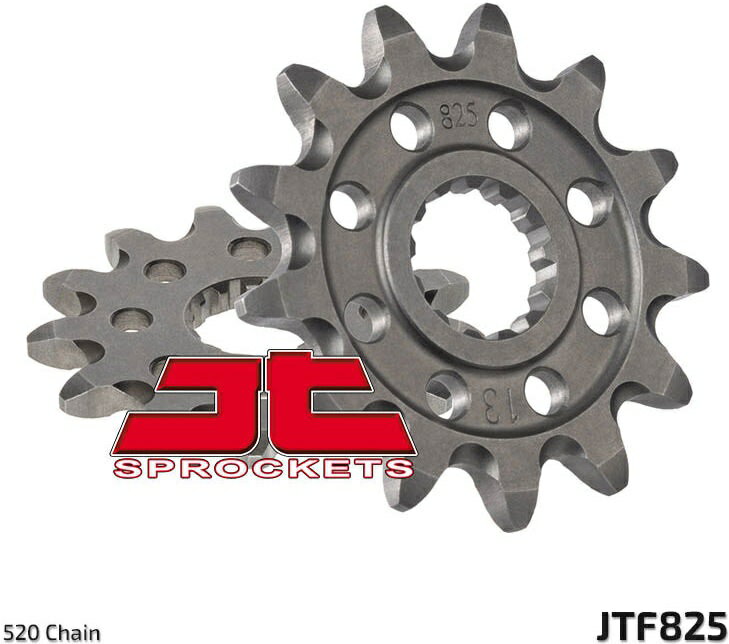 JT スプロケットS Front スプロケット 13 Teeth Steel Self-Cleaning 520 Pitch Type 825 Husqvarna | JTF825.13