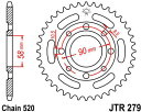 JT スプロケットS リア スプロケット 33 Teeth Steel スタンダード 520 Pitch Type 279 | JTR279.33(2)