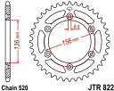 JT スプロケットS リア スプロケット 41 Teeth Steel スタンダード 520 Pitch Type 822 | JTR822.41(2)