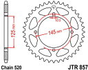JT スプロケットS リア スプロケット 39 Teeth Steel スタンダード 520 Pitch Type 857 | JTR857.39(2)