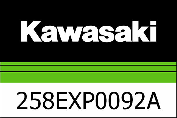 Kawasaki / カワサキ Akrapovic スリップオン エグゾースト- ブラック チタニウム | 258EXP0092A