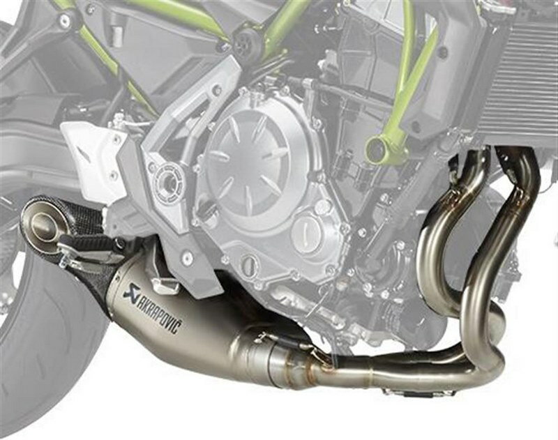 Kawasaki / カワサキ Akrapovic エグゾーストシステム チタニウム (コンプlete システム with キャッ