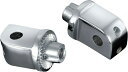 KURYAKYN / クリアキン SPLINED PEG アダプター FOR HONDA SUZUKI & YAMAHA クローム | 8818