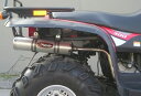 Marving マービングマフラー Single Small Oval Quad Atv Line アルミ (クワッド・4輪バイク)300 CLASSIC 4