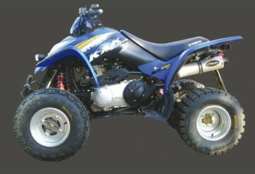 Marving マービングマフラー Group Round 100 Quad Atv Line アルミ （クワッド・4輪バイク）KXR 250 2004