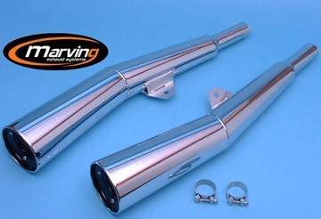 Marving / マービング デュアルマフラー Master クロム - EU公道走行認可 Kawasaki Z 1100 A | K/2050/BC