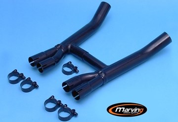 Marving / マービング コネクション パイプ ブラック Kawasaki GPZ 600 R/GPX 600 R | K/2103/NC