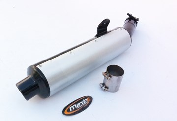 Marving / マービング マフラー Cylindrical &Oslash; 114 ブラック + アルミニウム - EU公道走行認可 ..