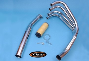 Marving / マービング フルシステム 4/1 レーシング クロム Kawasaki Z 1000/1000 MK II (77) | K/27/BC