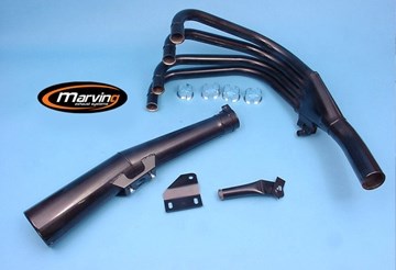 Marving / マービング フルシステム 4/1 Master ブラック Kawasaki Z 750 GP UNI-TRAK (83-) | K/3414/NC
