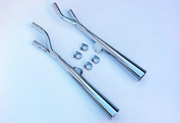 Marving / マービング デュアルマフラー Marvi クロム - EU公道走行認可 Suzuki GS 1000 (78-) | S/2040/BC
