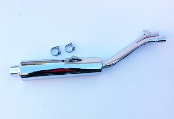 Marving / マービング マフラー Cylindrical Ø 114 クロム - EU公道走行認可 Suzuki GSX 750 R W (92-94) |