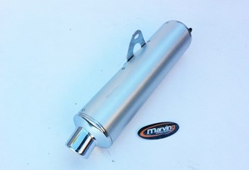 Marving / マービング マフラー Cylindrical &Oslash; 114 クロム + アルミニウム - EU公道走行認可 Suzuki
