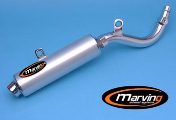 Marving / マービング マフラー Legend クロム + アルミニウム - EU公道走行認可 Suzuki DR 650 SE 96 | S/A