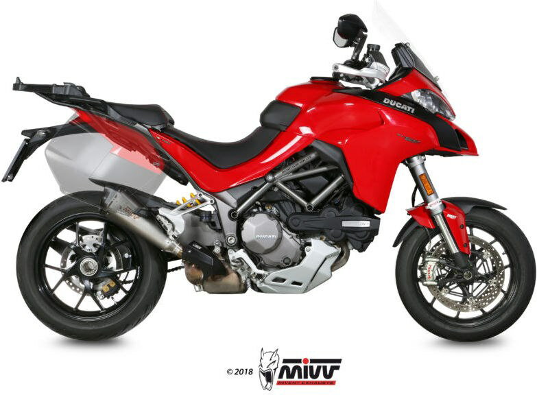 MIVV / ミヴ SPORT DELTA RACE スリップオン Muffler STAINLESS STEEL for DUCATI MULTISTRADA 1260 2018 ECE approved (Euro3/Euro4) |