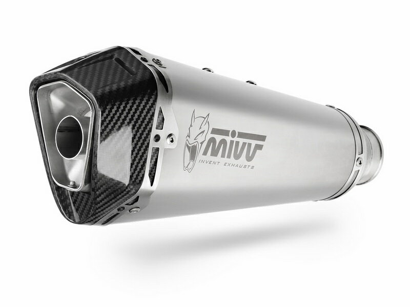 MIVV / ミヴマフラー SPORT スリップオン Muffler DELTA RACE STAINLESS STEEL carbon cap For KAWASAKI ZX-10 R | K.042