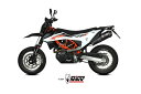 MIVV / ミヴマフラー Oval ブラック Stainless Steel With Carbon Cap Exhaust | KT.023.LVC