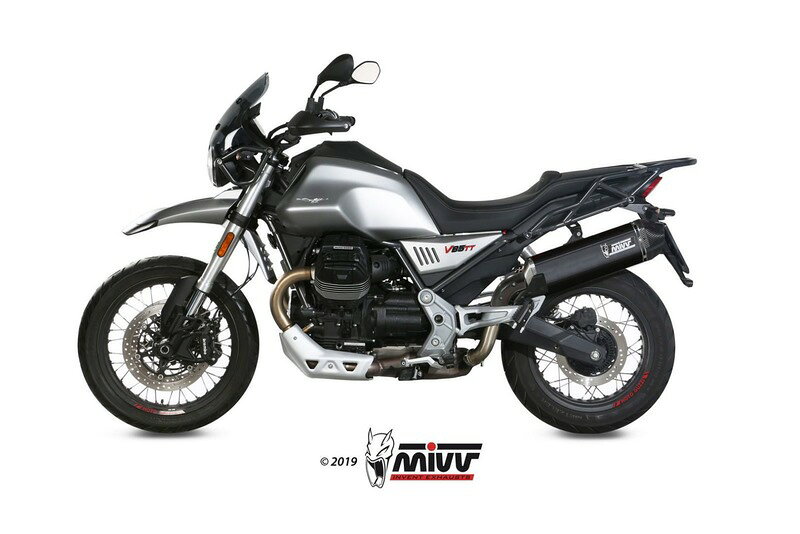 MIVV / ミヴマフラー Speed Edge ブラック Stainless Steel Exhaust | M.013.LRB