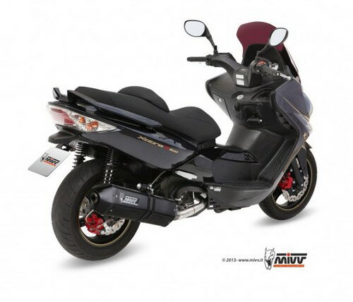 MIVV / ミヴSPEED EDGE ブラックステンレススチール for KYMCO XCITING 500 (2013 - 2014) | O.003.LRB